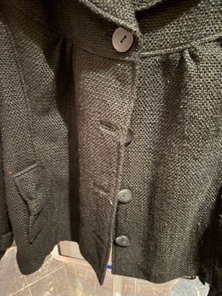 Chaqueta Abrigo Negro