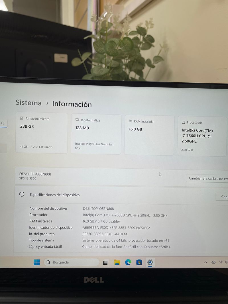 Dell XPS 13 9350 16RAM -80574- afbeelding 4