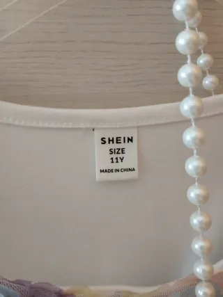 Vestito elegante bimba 11 anni con pochette