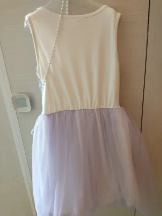 Vestito elegante bimba 11 anni con pochette