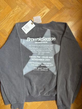 Sudadera BrownieSeason gris