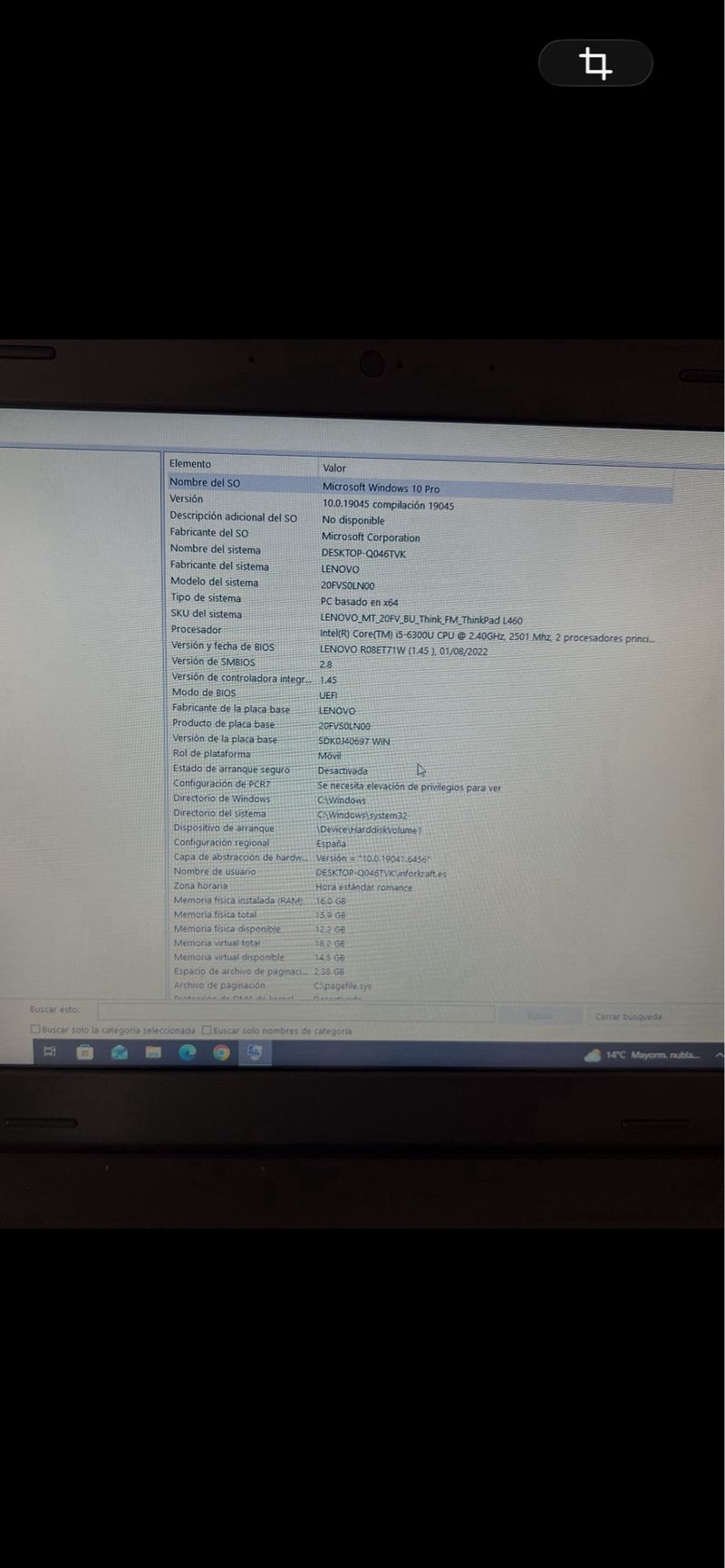 Portátil Lenovo ThinkPad L460 afbeelding 4