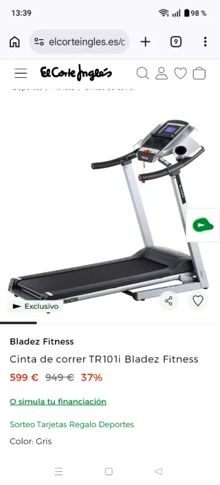 Cinta de Correr Bladez TR101i