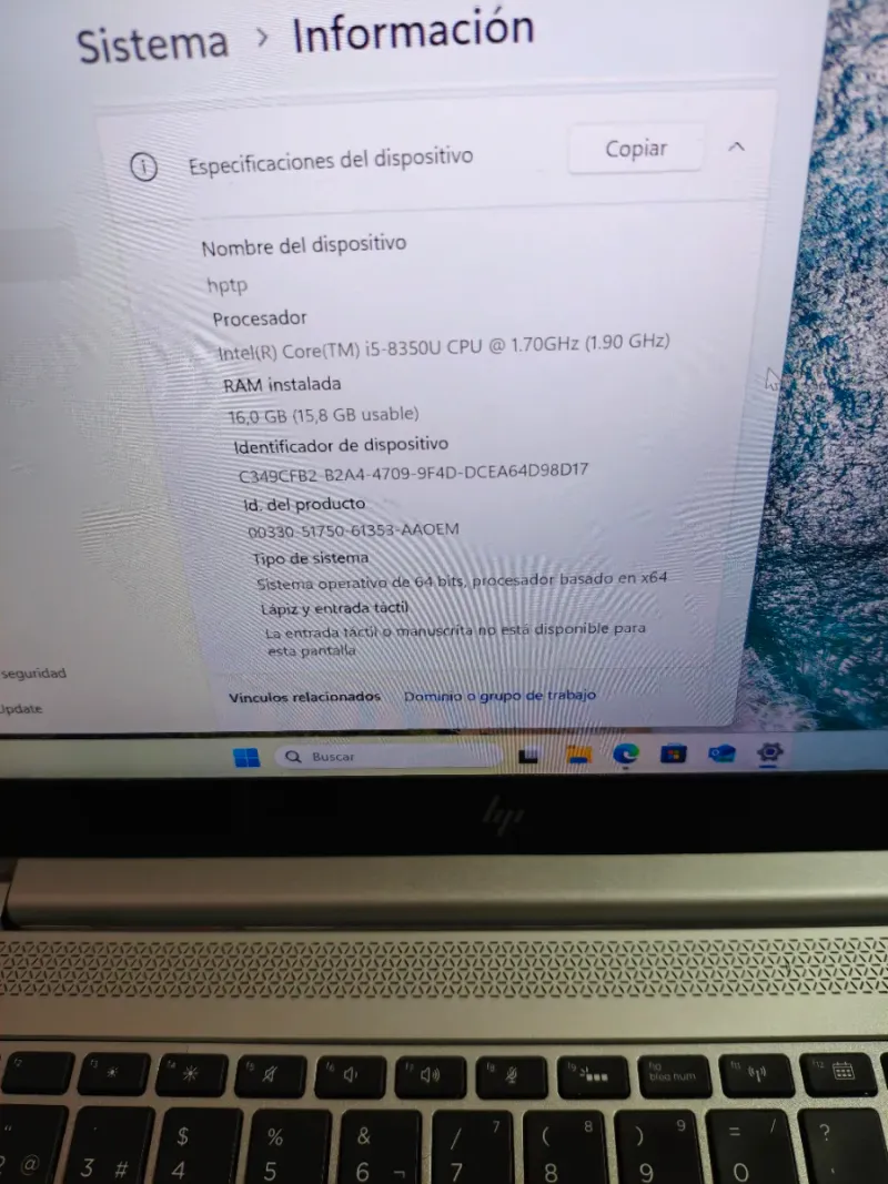 HP Portátil Plata ELITEBOOK 840 G5 afbeelding 6
