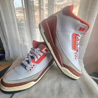 Air Jordan 3 Retro Naranja Blanco EUR 36.5
