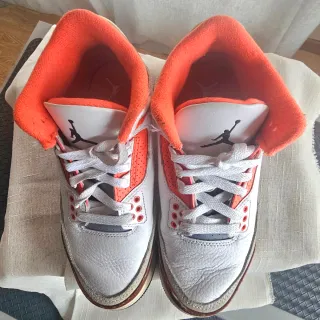 Air Jordan 3 Retro Naranja Blanco EUR 36.5