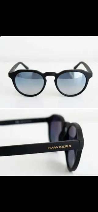 Gafas de sol Hawkers Unisex negras mate y azules