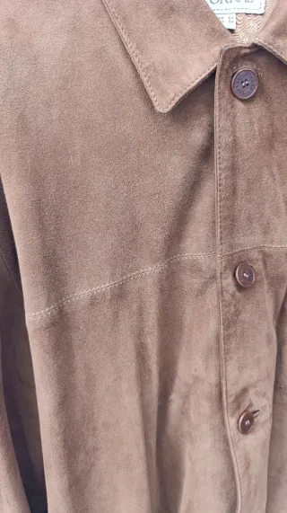 Sahariana/Sobrecamisa de cuero