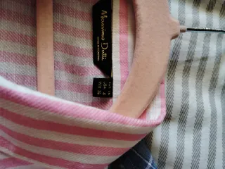 Camisa Massimo Dutti Rayas Rosas T-36