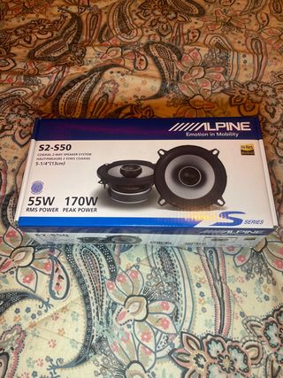 Altavoces Alpine S2-S50 55W 170W 13cm