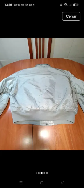 Chaqueta Alpha Industries Talla XXL Gris