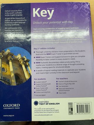 Key to Bachillerato 2. Student's Book. 2 Edition