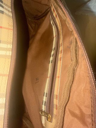 Bolsa de viaje Burberry vintage 90s