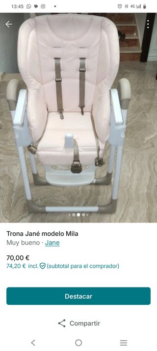 Trona Jané modelo Mila