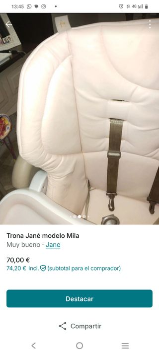 Trona Jané modelo Mila