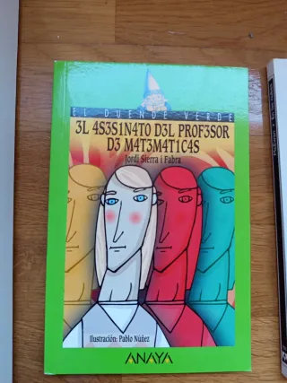 El asesinato del profesor de matemáticas libro