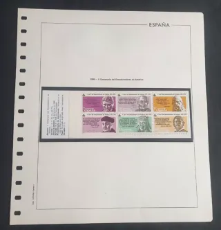 Año 1986 sellos ESPAÑA completo + 9 hojas