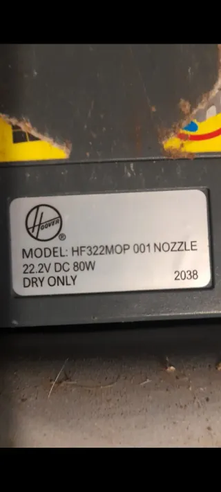 Aspirador escoba azul en buen estado