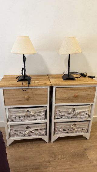 Comodini con lampade