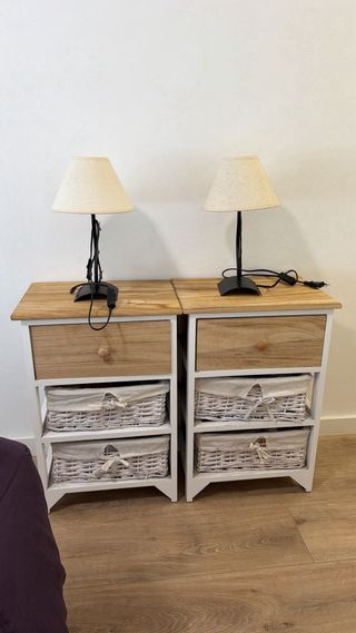 Comodini con lampade