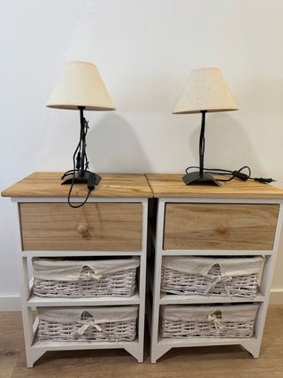 Comodini con lampade