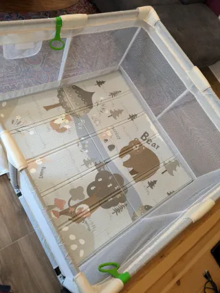 Parque Infantil Fodoss 120x120 cm Beige