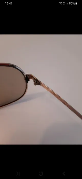 Occhiali Uomo Vintage Aviator Oro Argento
