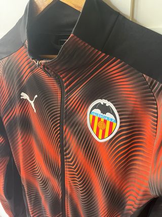 Chaqueta Valencia CF Puma Naranja y Negra