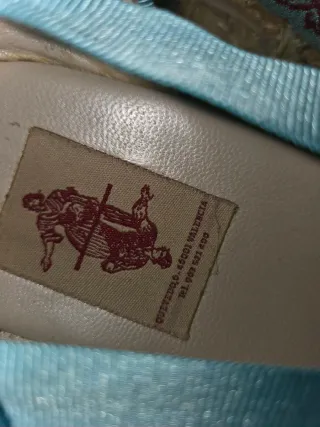 Alpargatas Azul y Rojo, con cuña