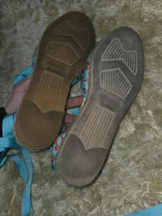 Alpargatas Azul y Rojo, con cuña