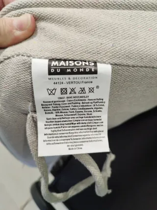 Mueble recibidor y espejo Maison du Monde industri