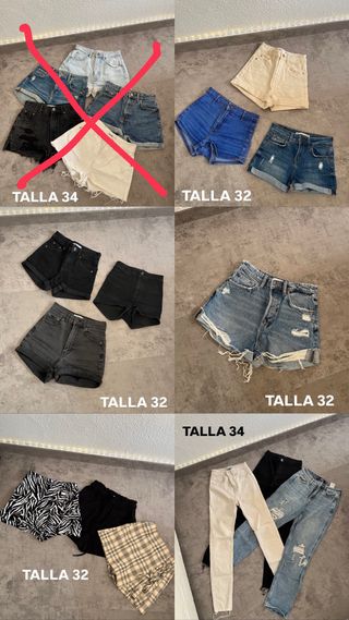 Pantalones vaqueros talla 32 y 34