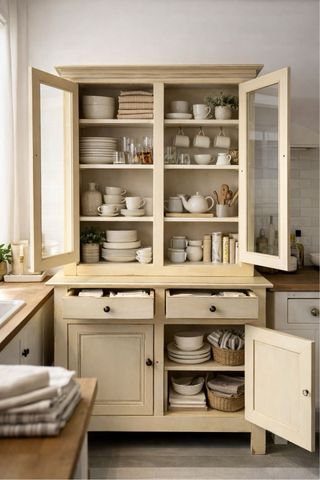 Alacena Bernard Siguier madera y cristal