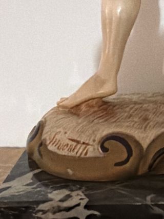 Statua pescatore in marmo Carrara vintage