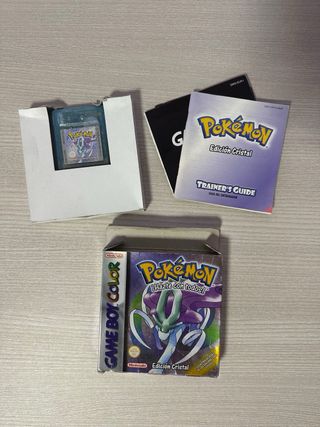 Pokémon Edición Cristal Game Boy Color COMPLETO