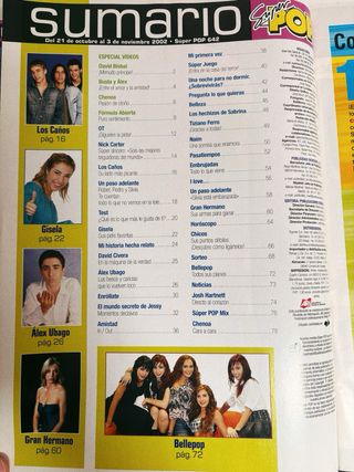 Lote Revistas Super Pop 2002/2003