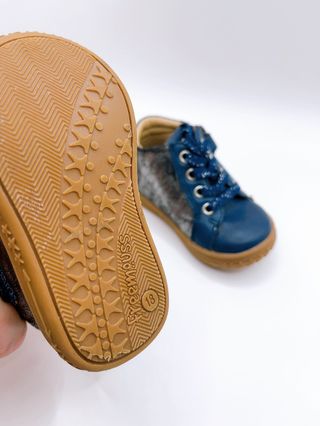 Scarpe con lacci e velcro primi passi taglia 18