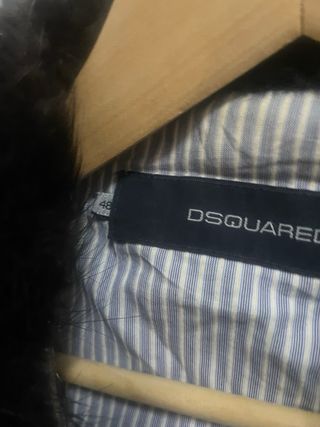 Cazadora Dsquared2 con cuello de pelo