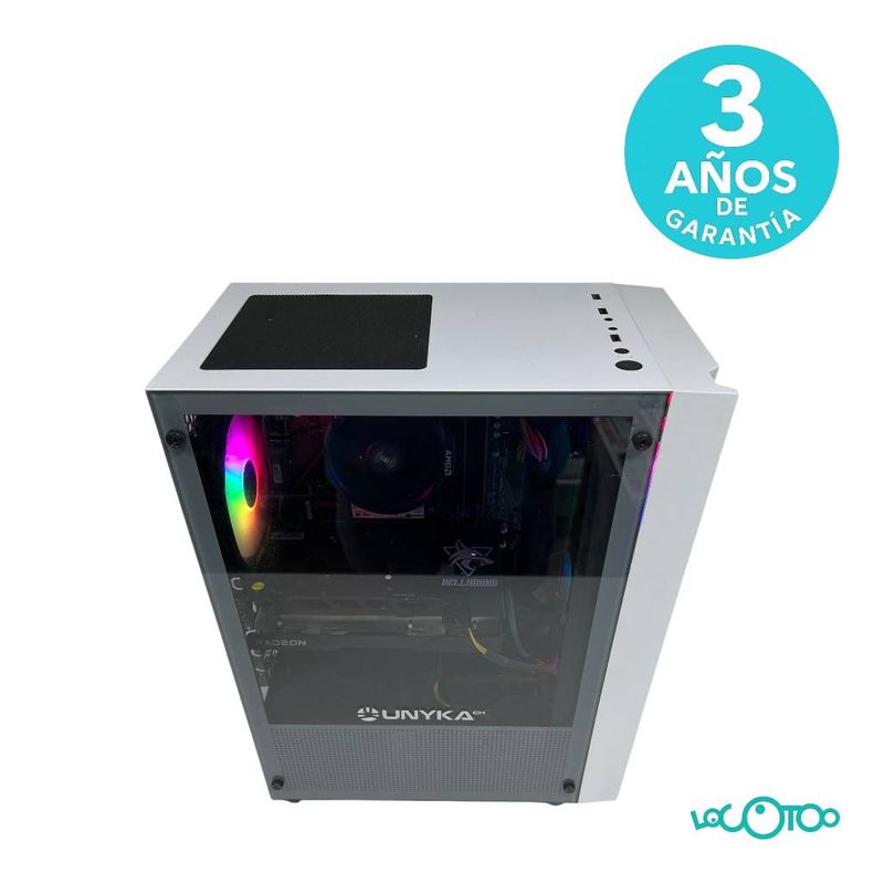 PC Gaming UNYKA Ryzen 7 2700X 16GB RX 6600 XT afbeelding 2