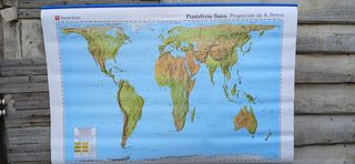 Mapa Mundi Planisferio Físico-Político Vicens Vive