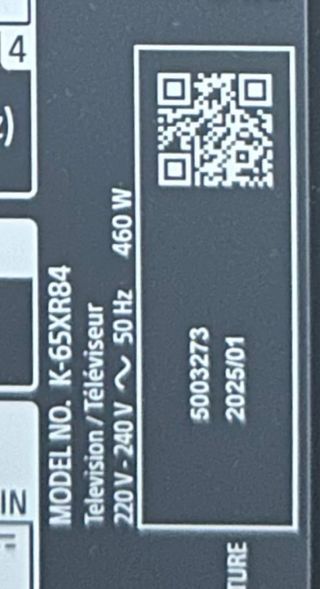 TV Sony Bravia 8 65 piezas