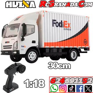 CAMION HUINA CONTAINER CON PUERTAS 1/18TH 2.4G 12C