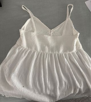 Blusa blanca crochet tirantes