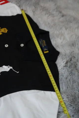 Polo Ralph Lauren Tokyo Negro con Big Ponys Blanco