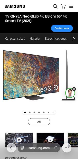 TV Samsung QN95A Neo QLED 55 4K TV