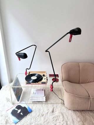 COPPIA DI LAMPADE BELUX SYSTEM, ANNI '80