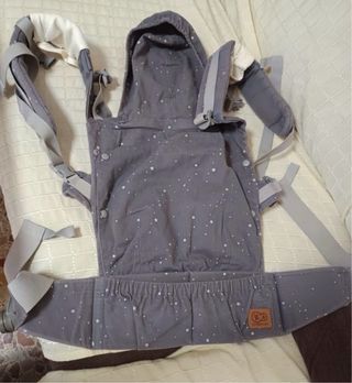 Mochila Portabebés Estrellas Gris Kindercraft