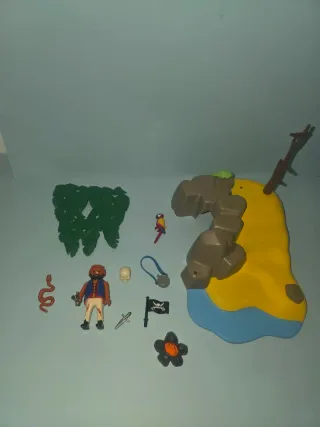 Playmobil Isla Pirata con Figura