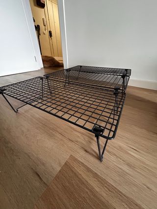 Zapatero Ikea 3 Estantes Metálico Negro