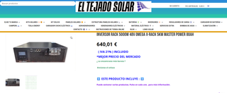 Inversor Rack 5000W 48V Omega X-Rack